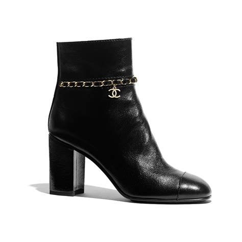 chanel high top boots|chanel heeled boots.